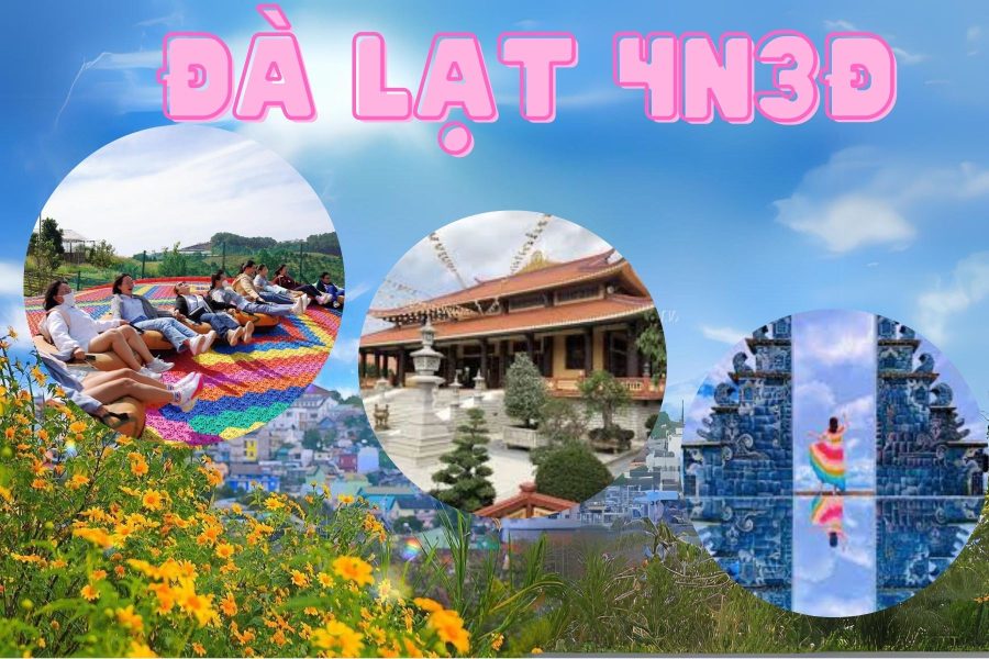 Tour ĐÀ LẠT 4N3Đ – đón chiều tiễn tối