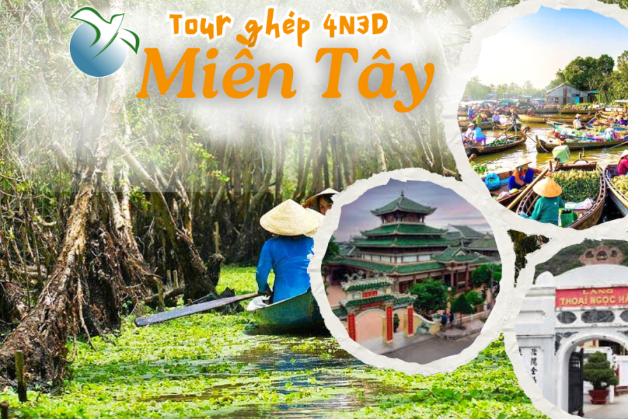 Tour ghép khách lẻ 4N3Đ CẦN THƠ – AN GIANG – SÓC TRĂNG –  BẠC LIÊU – CÀ MAU – CẦN THƠ 