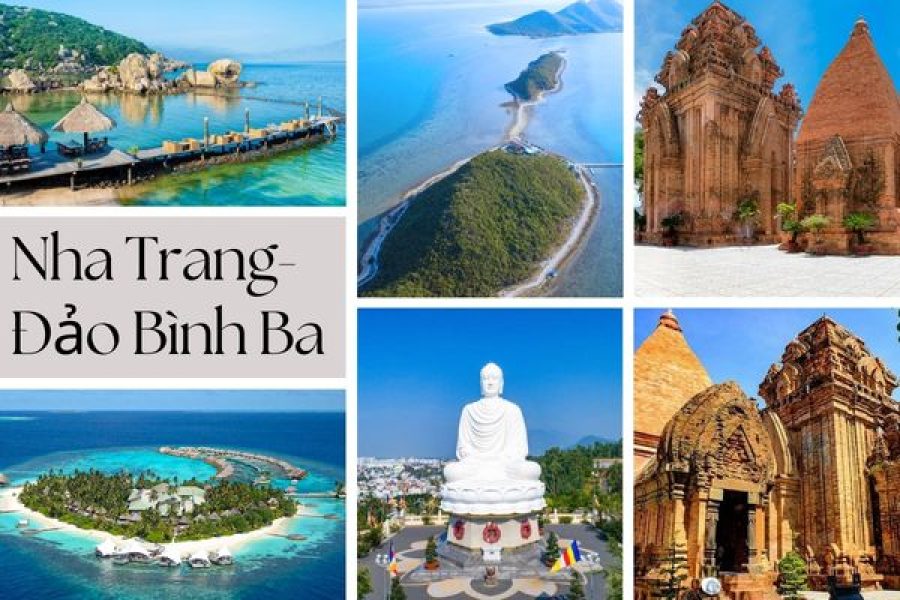 Tour 3N2Đ NHA TRANG- ĐẢO BÌNH BA hoặc ĐẢO ĐIỆP SƠN- DỐC LẾT